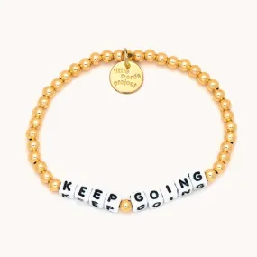 Solid Gold Filled Keep Going Bracelet - S/M