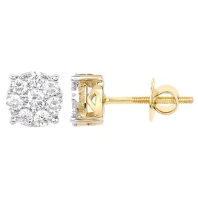 Solitaire Illusion Earrings For Women : IJKER1208