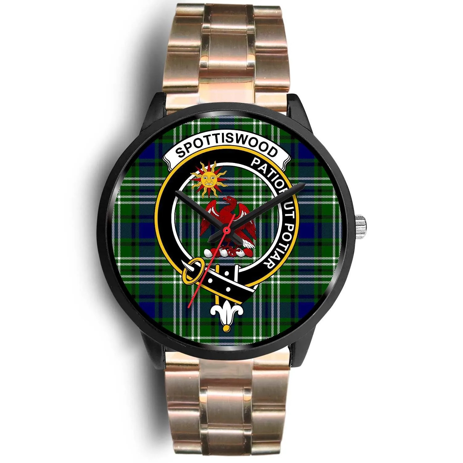 Spottiswood Clan Badge Tartan Black Watch