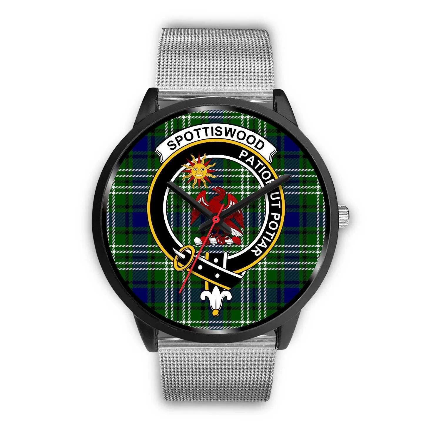 Spottiswood Clan Badge Tartan Black Watch