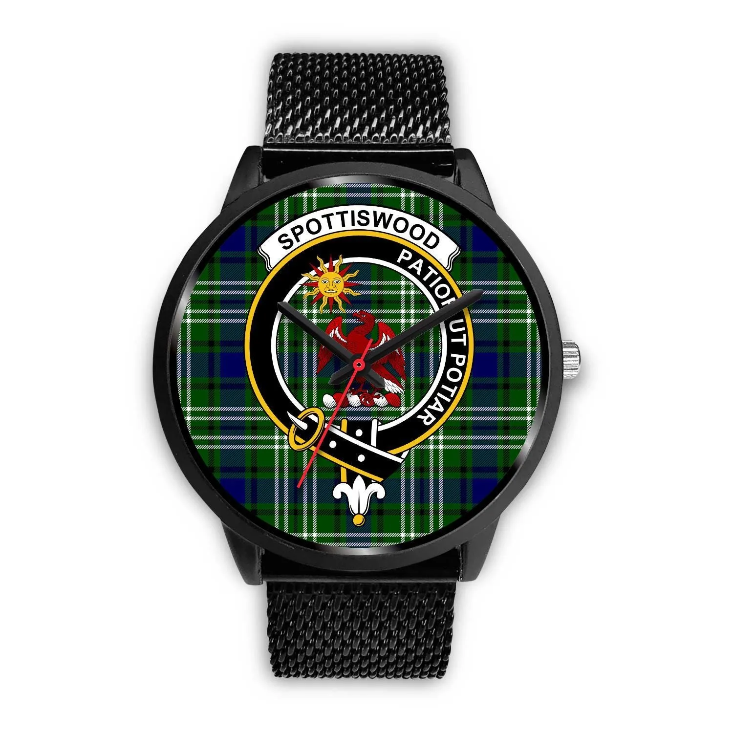 Spottiswood Clan Badge Tartan Black Watch