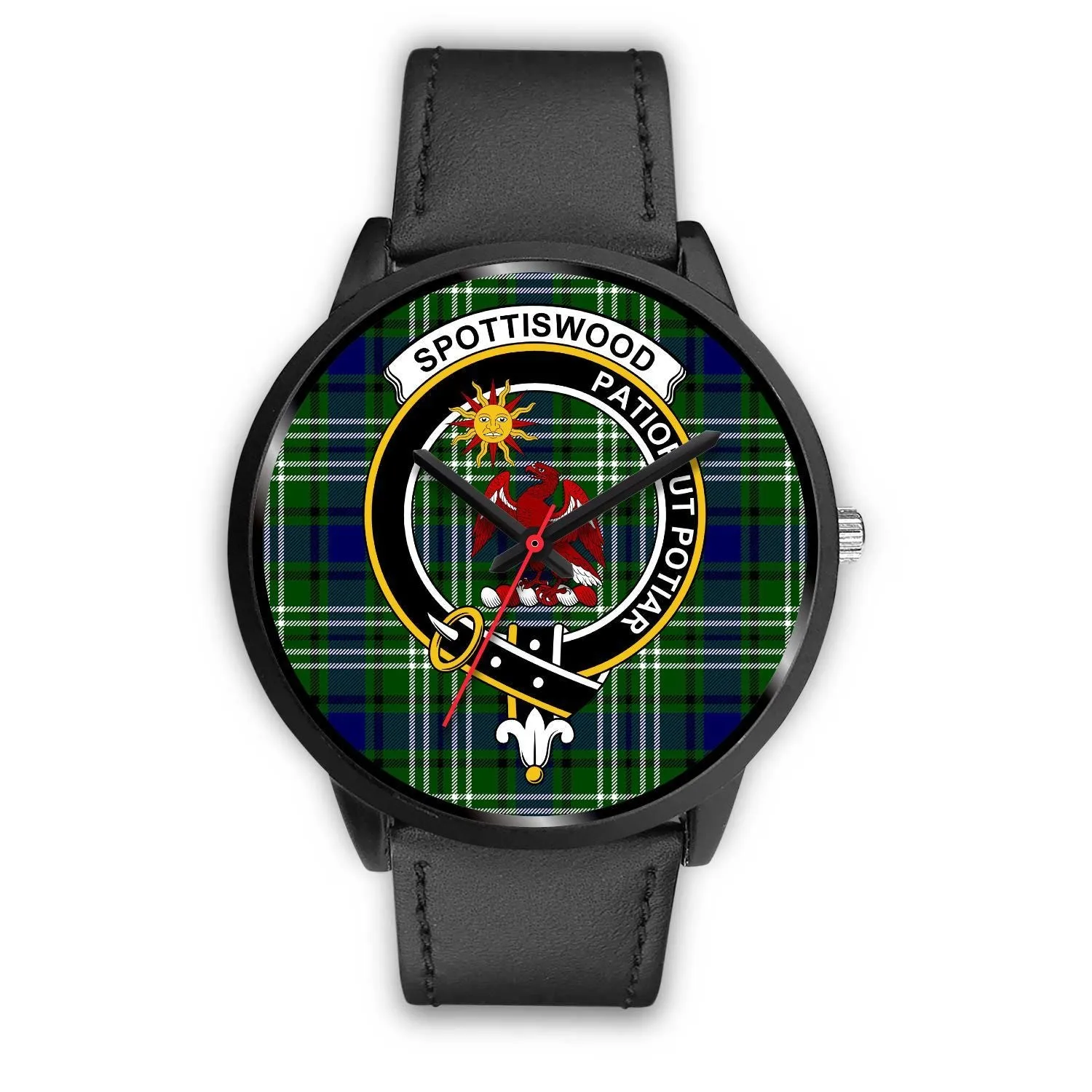 Spottiswood Clan Badge Tartan Black Watch