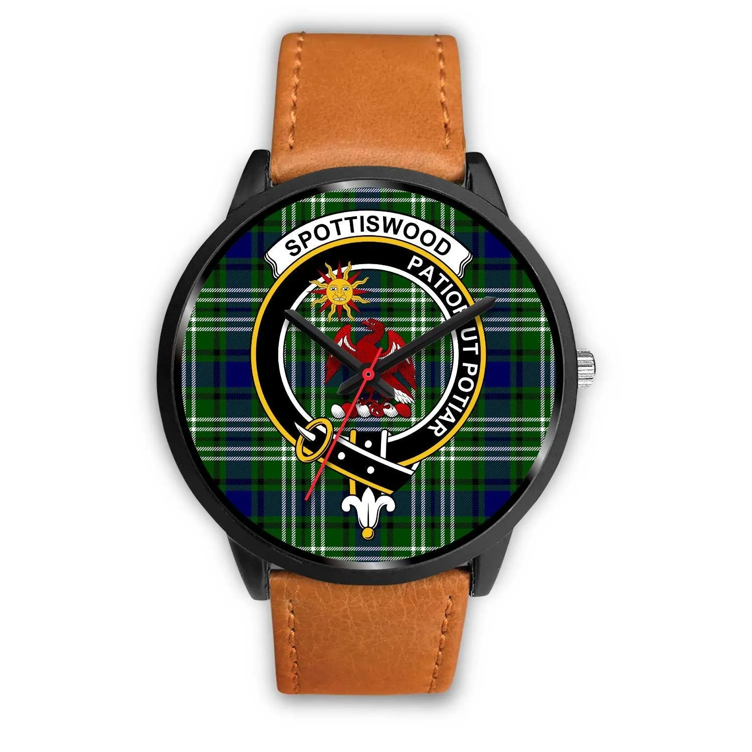 Spottiswood Clan Badge Tartan Black Watch