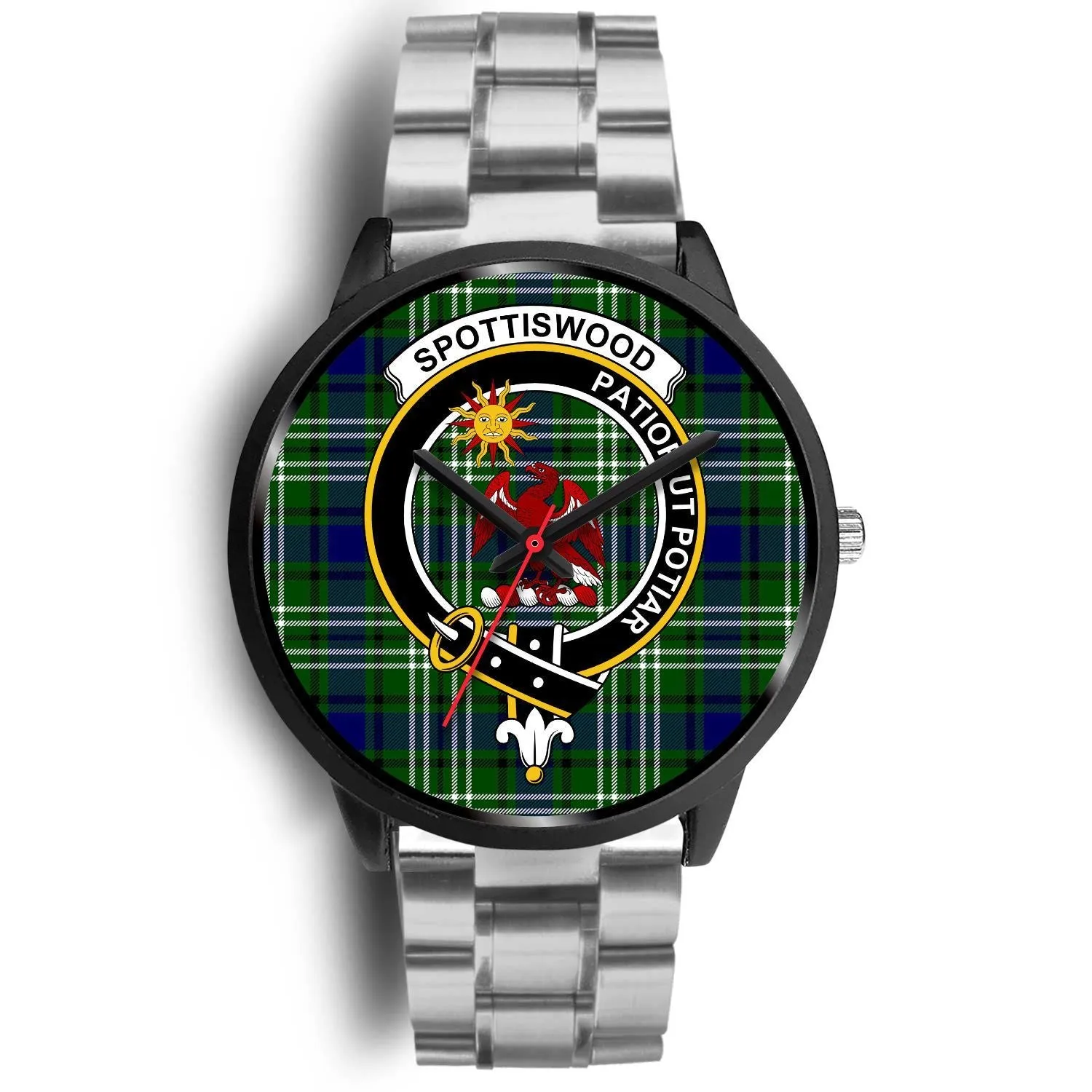 Spottiswood Clan Badge Tartan Black Watch