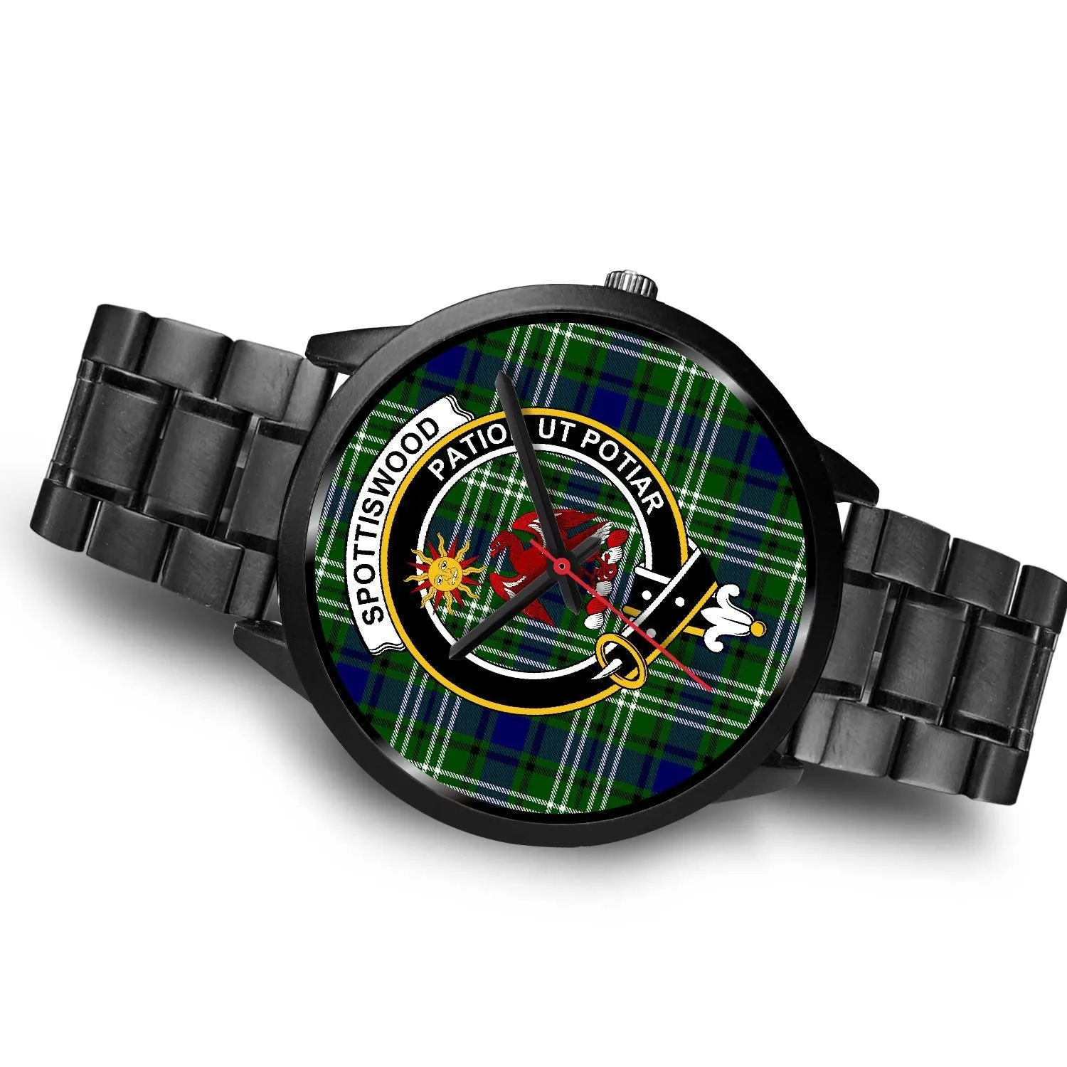 Spottiswood Clan Badge Tartan Black Watch