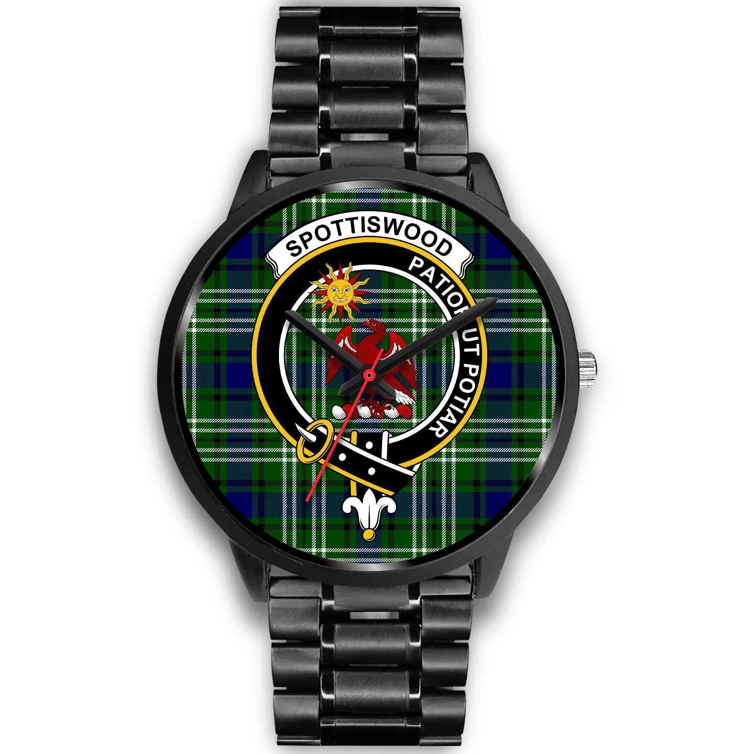 Spottiswood Clan Badge Tartan Black Watch