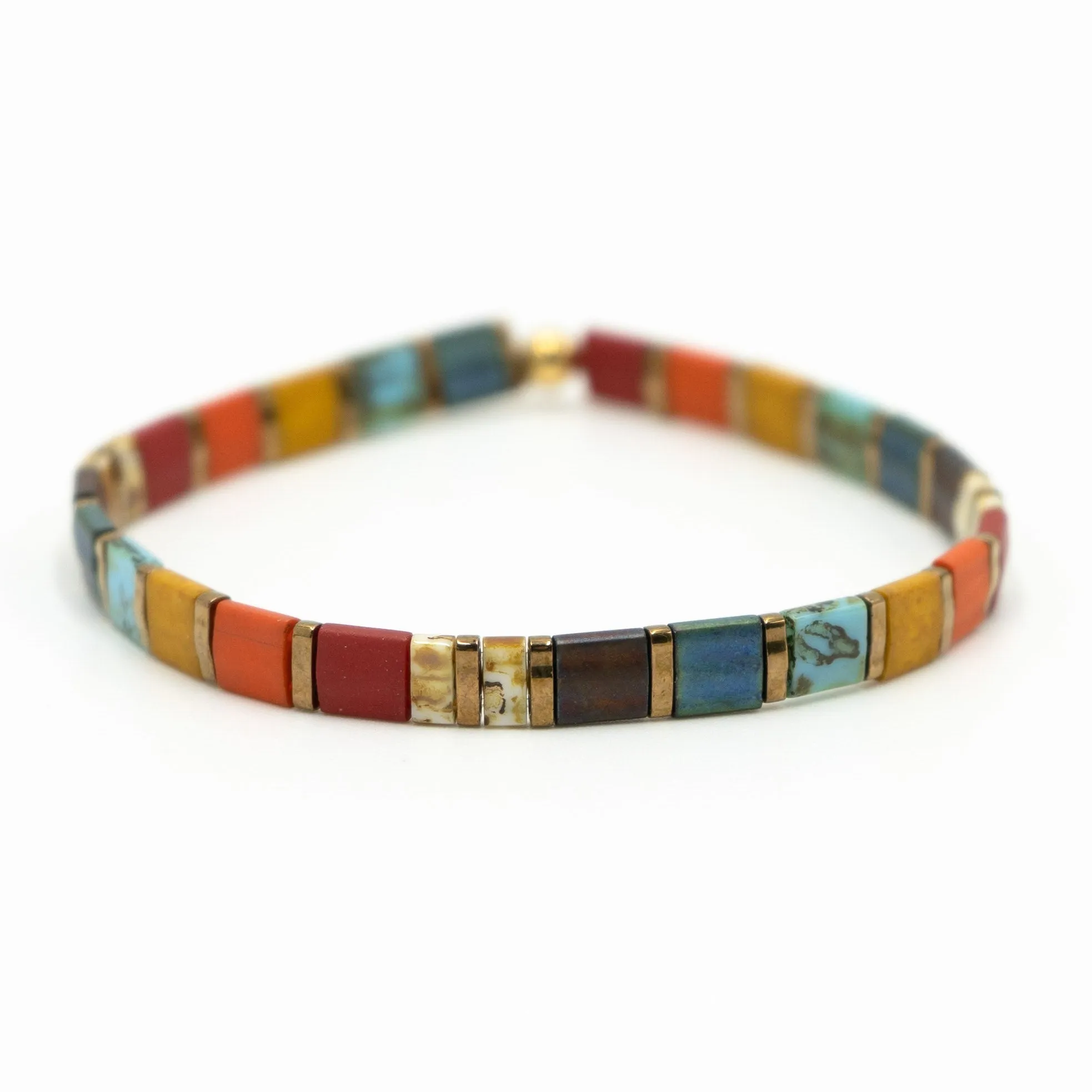 STAINED - Tila Bead Bracelets Stack | Set Of 3