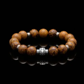 Stainless Steel Spacer Sacral Chakra Bracelet