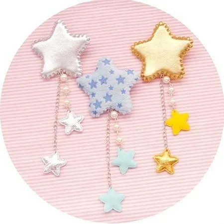 Starry Dangle Hair Clip