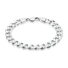 Sterling Silver 23cm Curb Bracelet