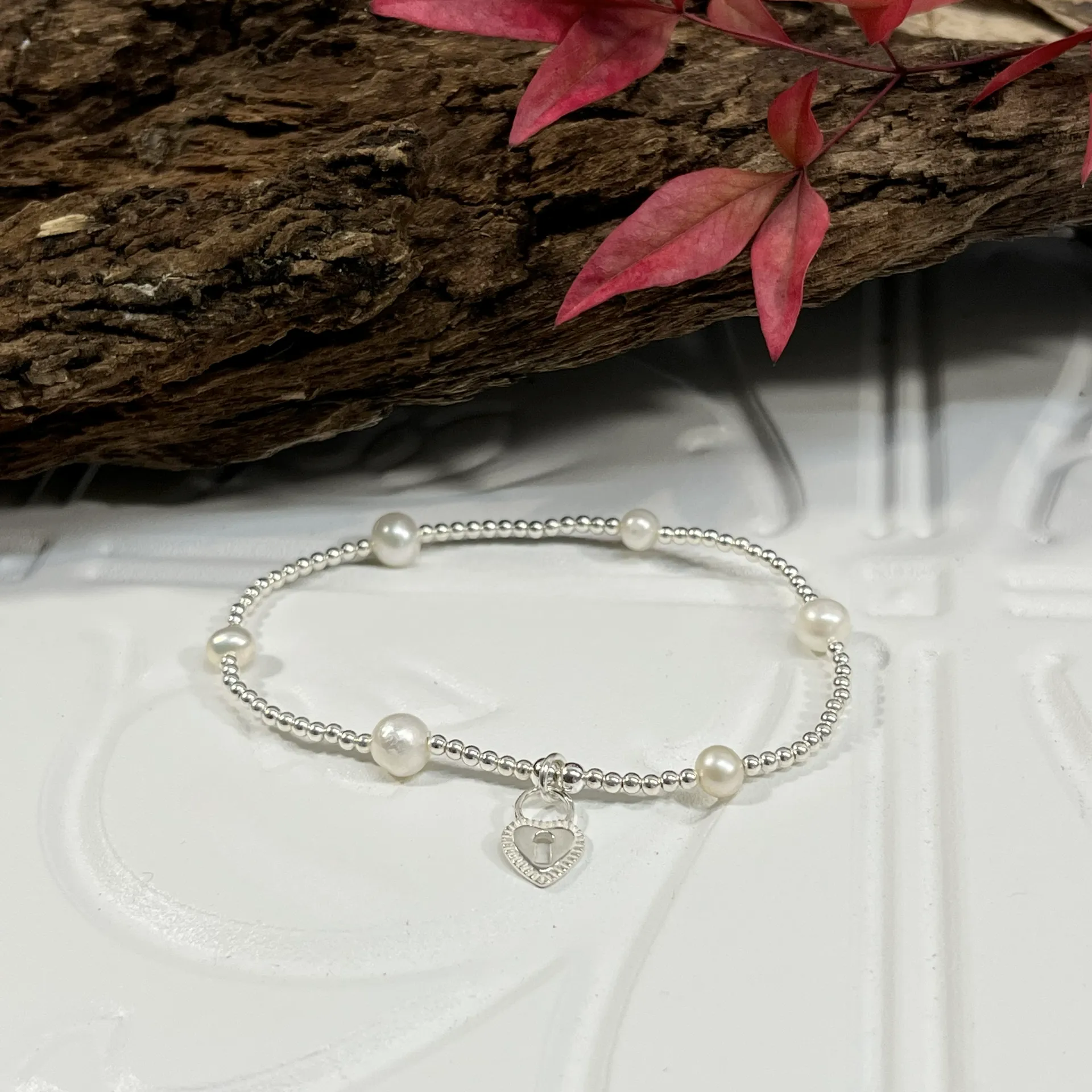 Sterling Silver & Fresh Water Pearl Bracelet