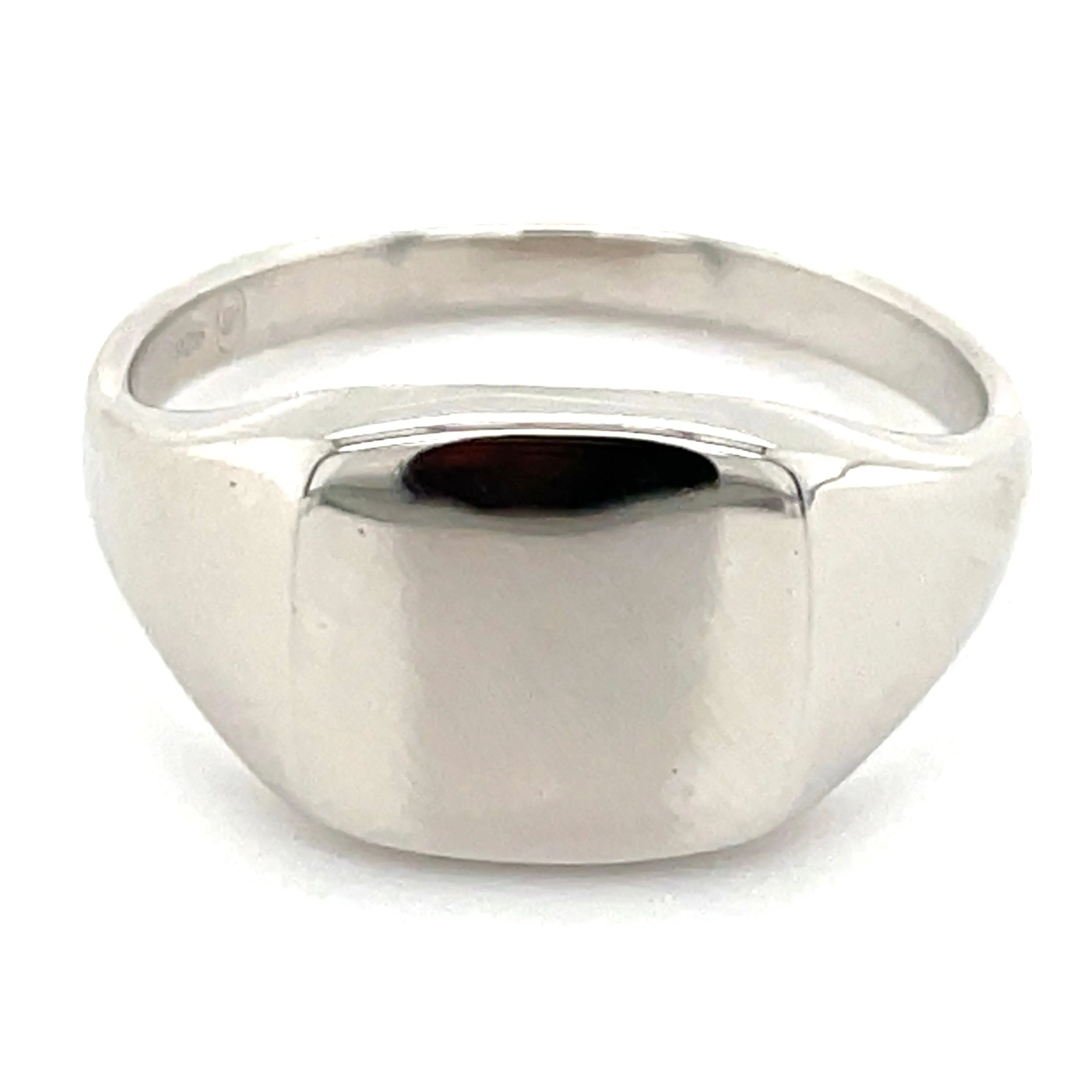 Sterling Silver Gents Square Signet Ring