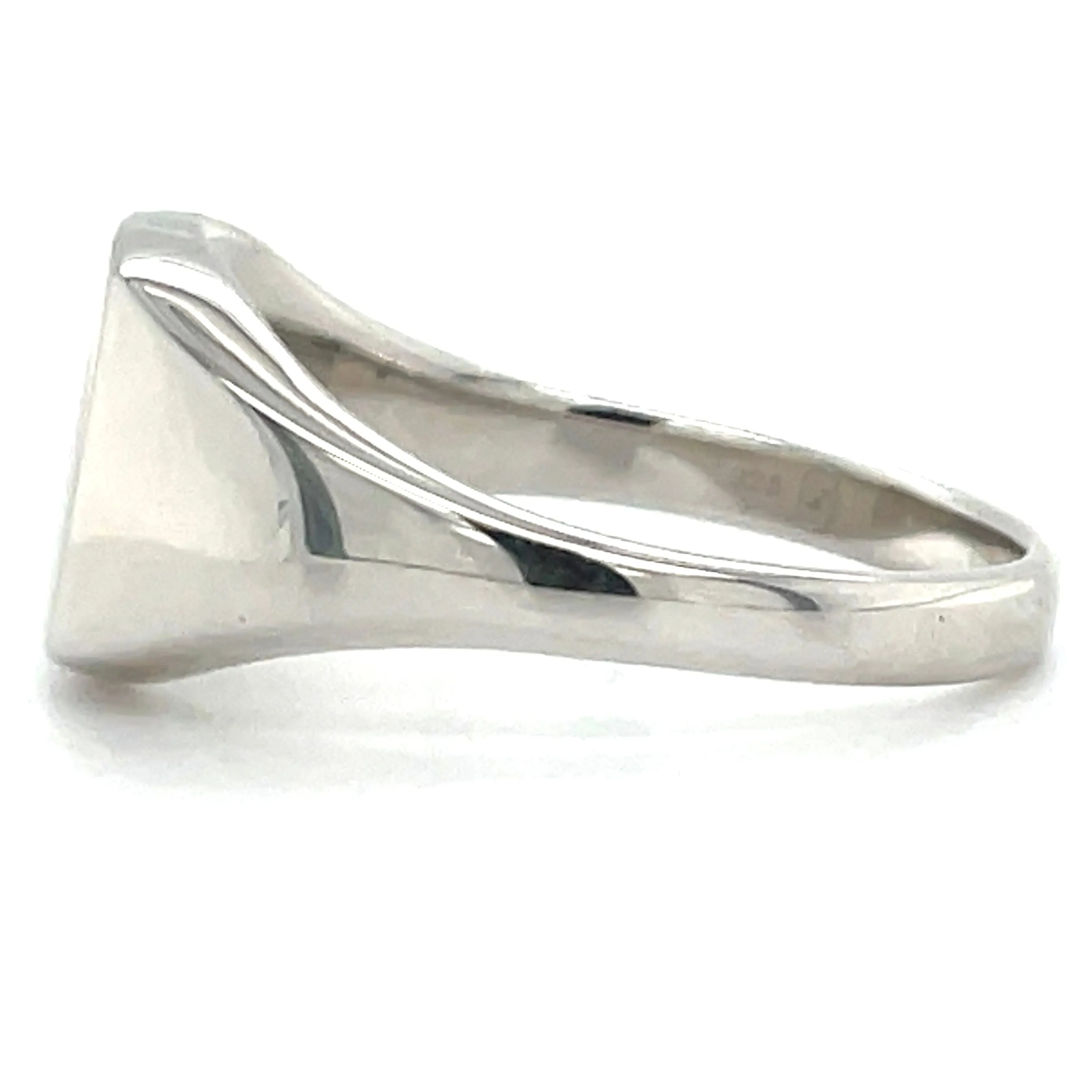 Sterling Silver Gents Square Signet Ring