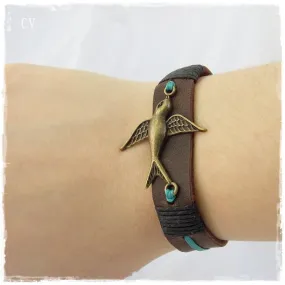 Swallow Bird Leather Bracelet