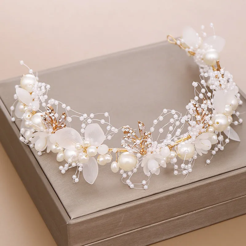 Sweet Head Flower Hairpin Garland Headdress