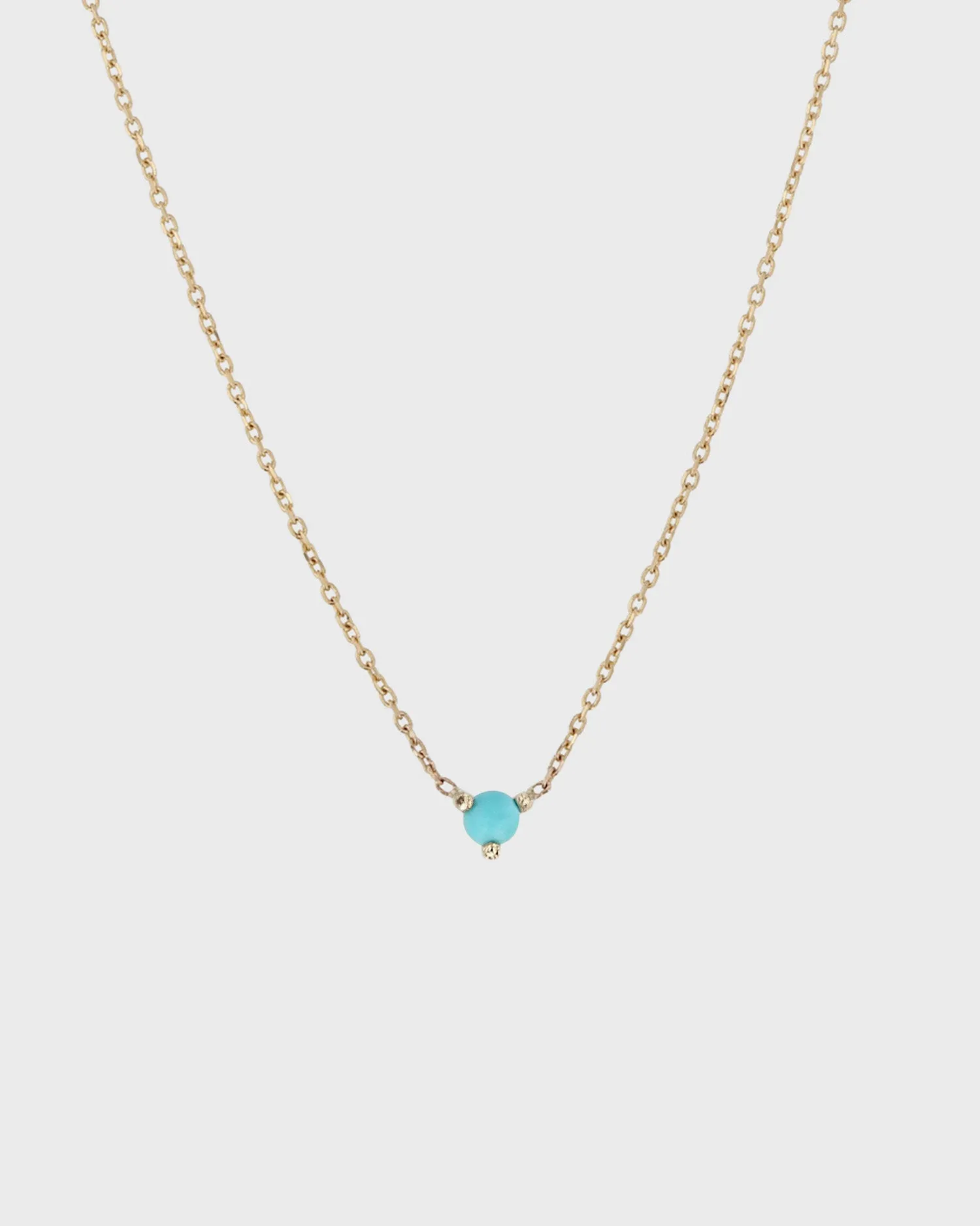 The Petite Turquoise Birthstone Necklace