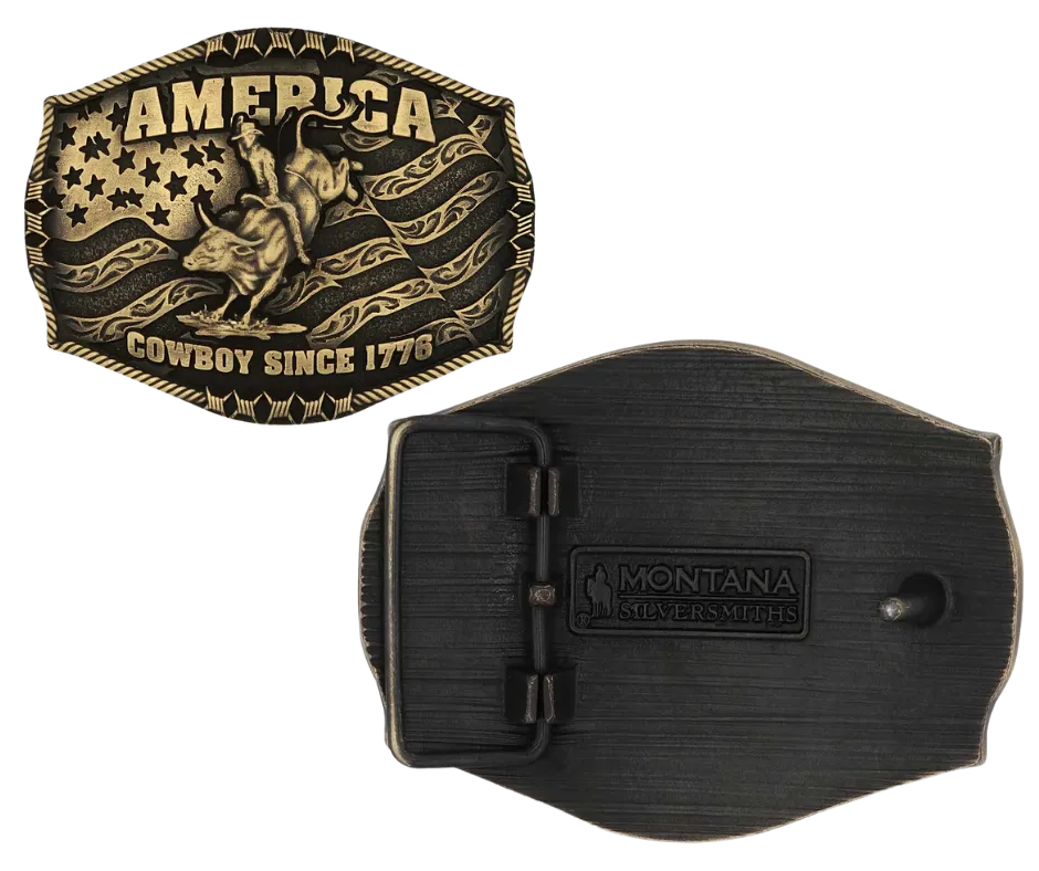 The "Cowboy 1776" Belt Buckle