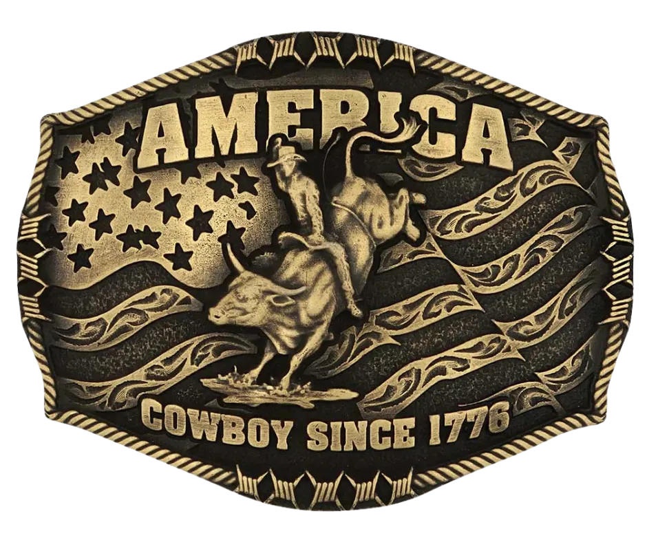 The "Cowboy 1776" Belt Buckle