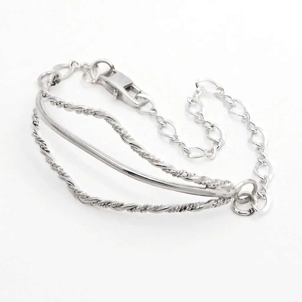 Three lines twisted Bracelet