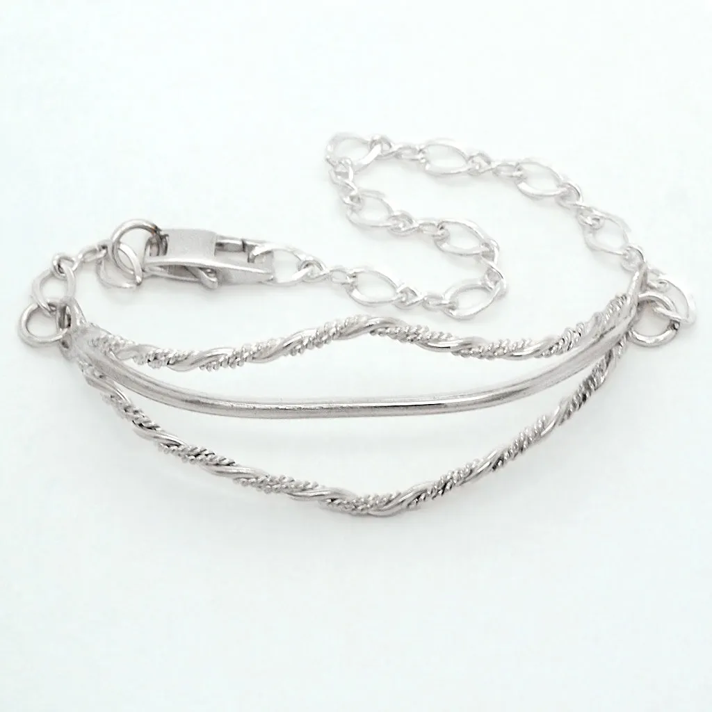 Three lines twisted Bracelet