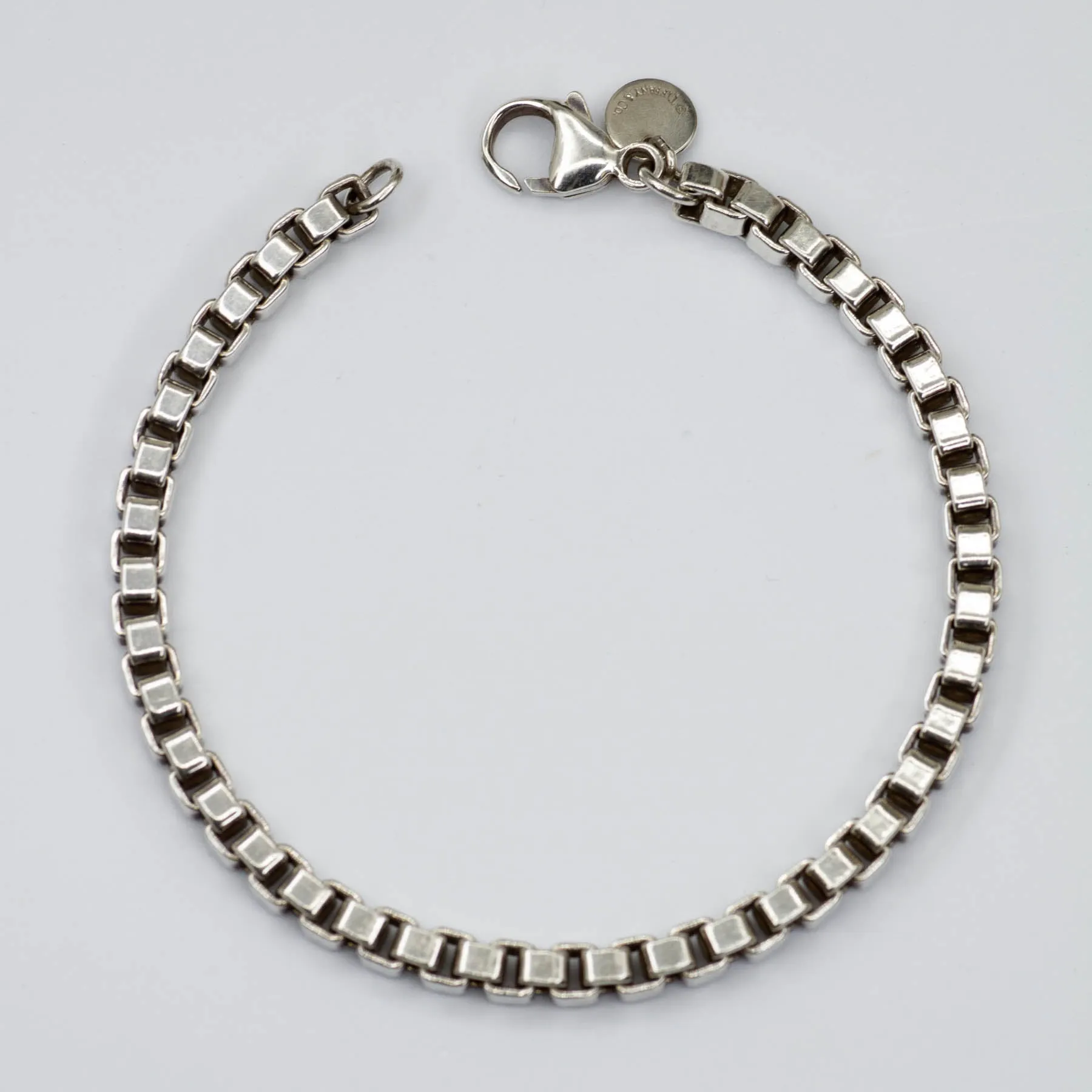 'Tiffany & Co.' Venetian Link Silver 925 Bracelet | 7"