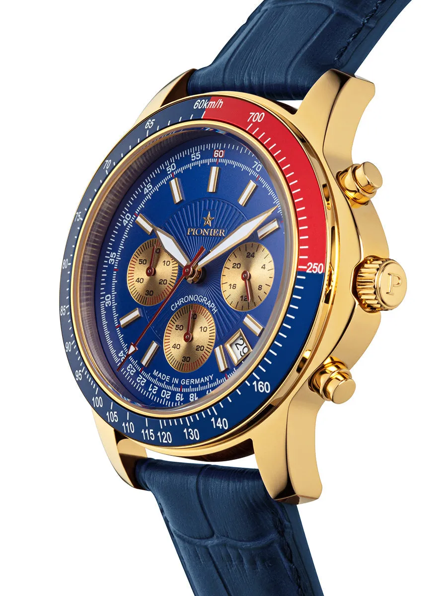 Tirona- Chronograph- GM-550-6 Gold- Pionier, Germany