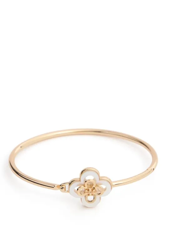 Tory Burch   Kira Clover hinged bracelet 