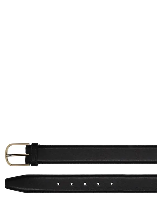 Toteme   Bold palmellata leather belt 