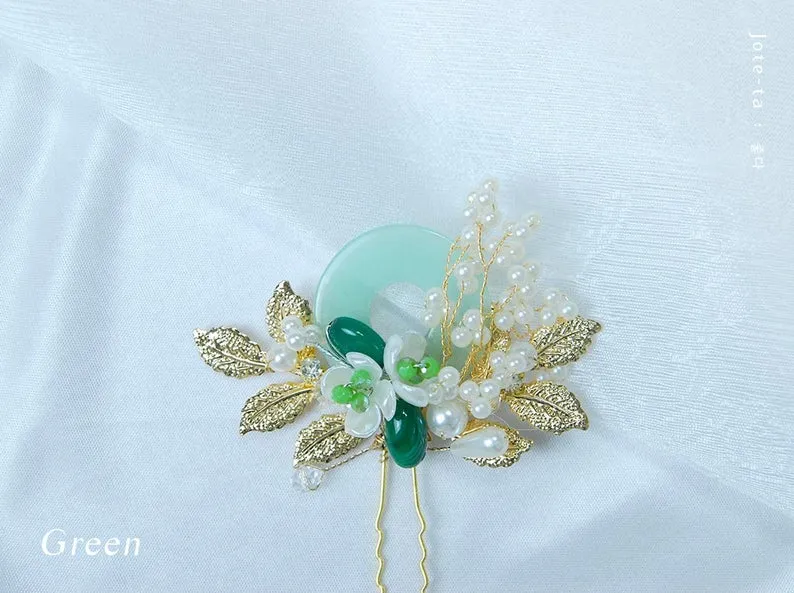 Traditional Korean Women's Hairpin Hanbok Accessory (3 Colors)