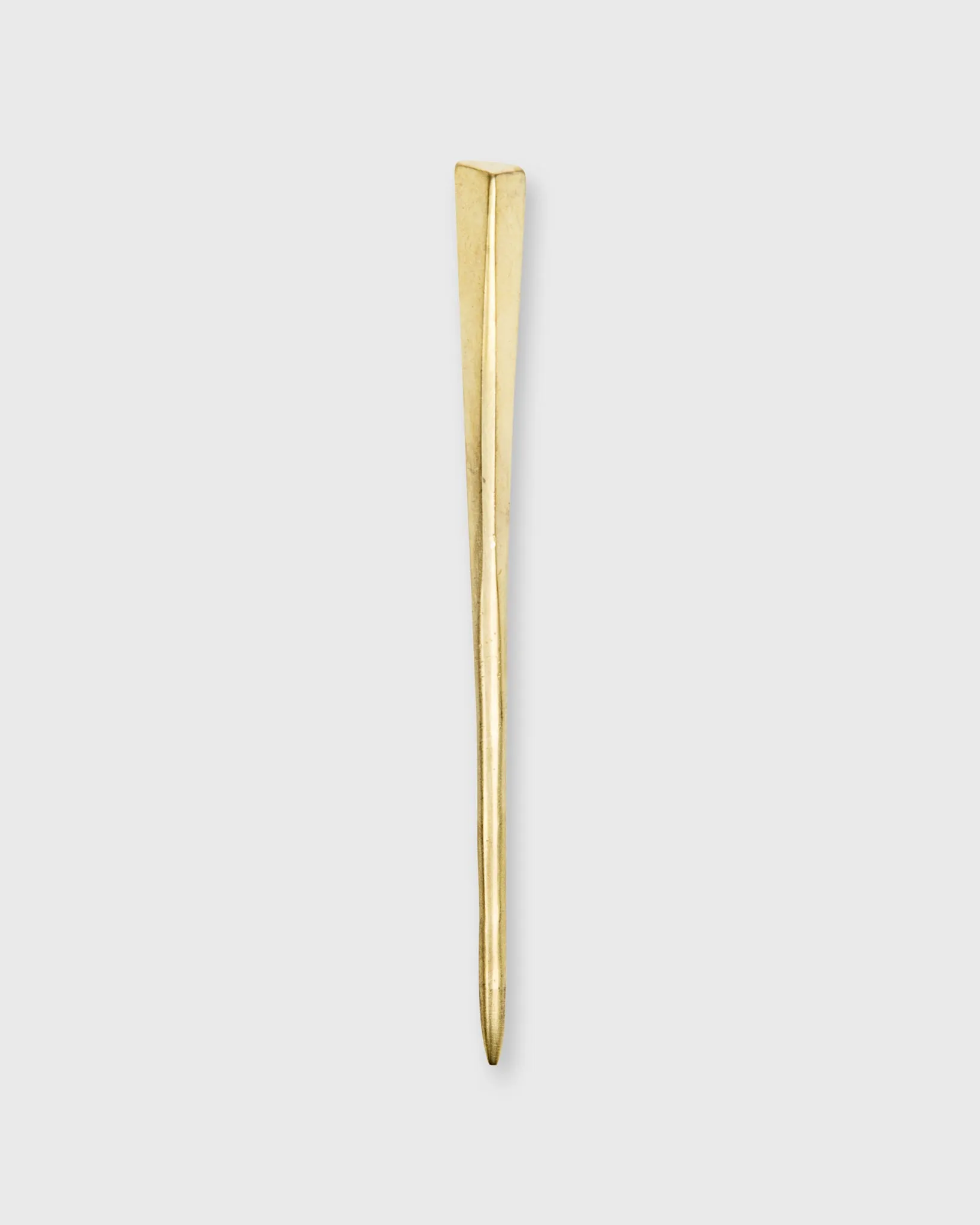 Triangle Hairpin in Brass