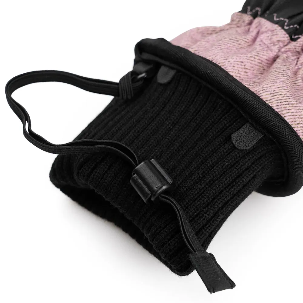 TRIPPY RB WORLD ZIPPER POCKET GLOVE PINK