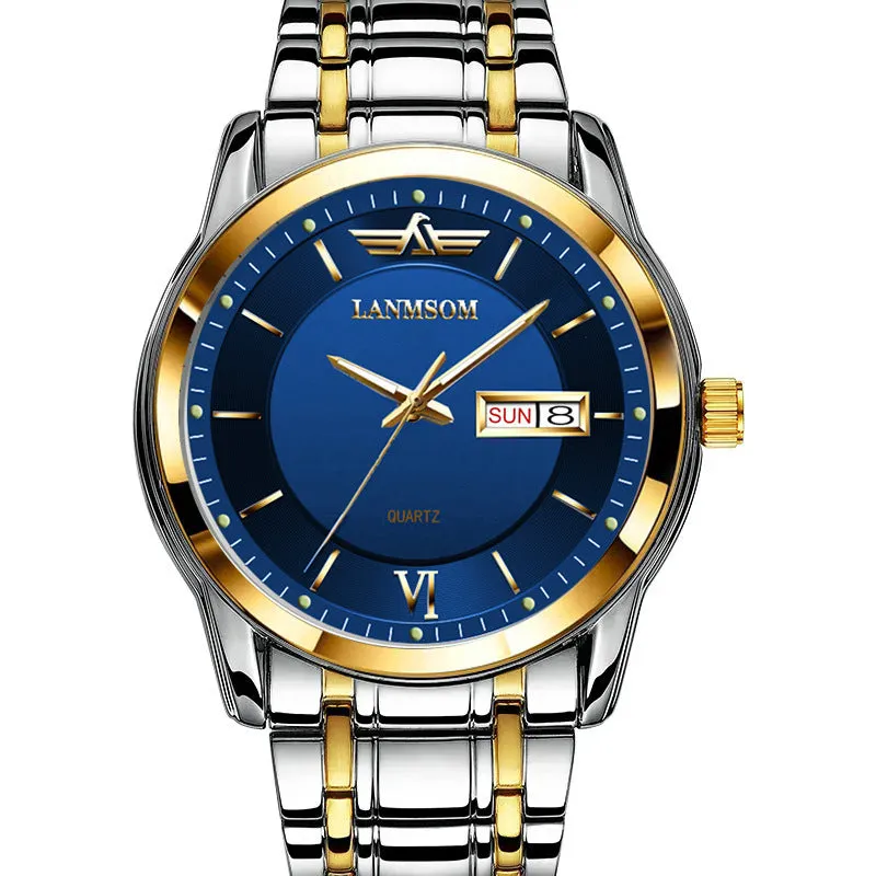 Ultra-Thin Men's Men's Quartz Watch Calendar Watrproof Watch Wrist Watch Men