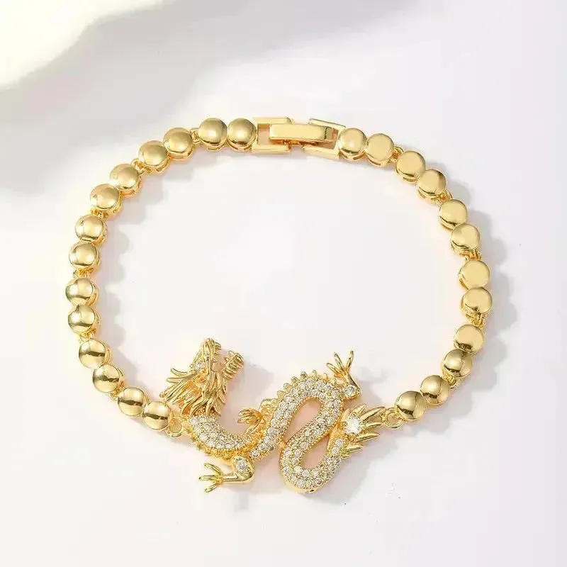 Unique Dragon Beaded Bracelet