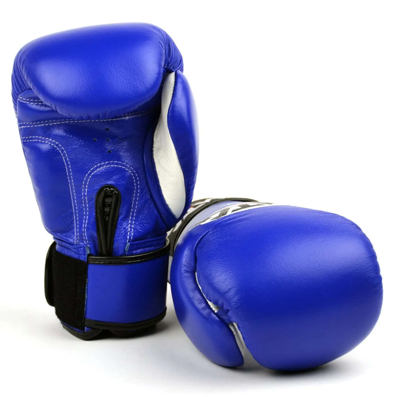 VG1 MTG Pro Blue Velcro Boxing Gloves