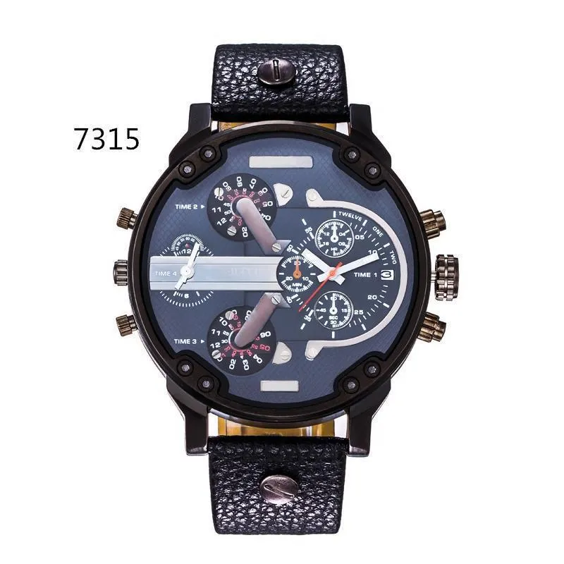 Watch Men's Watch Personality Large Dial Watch Trend Metal Quartz Watch