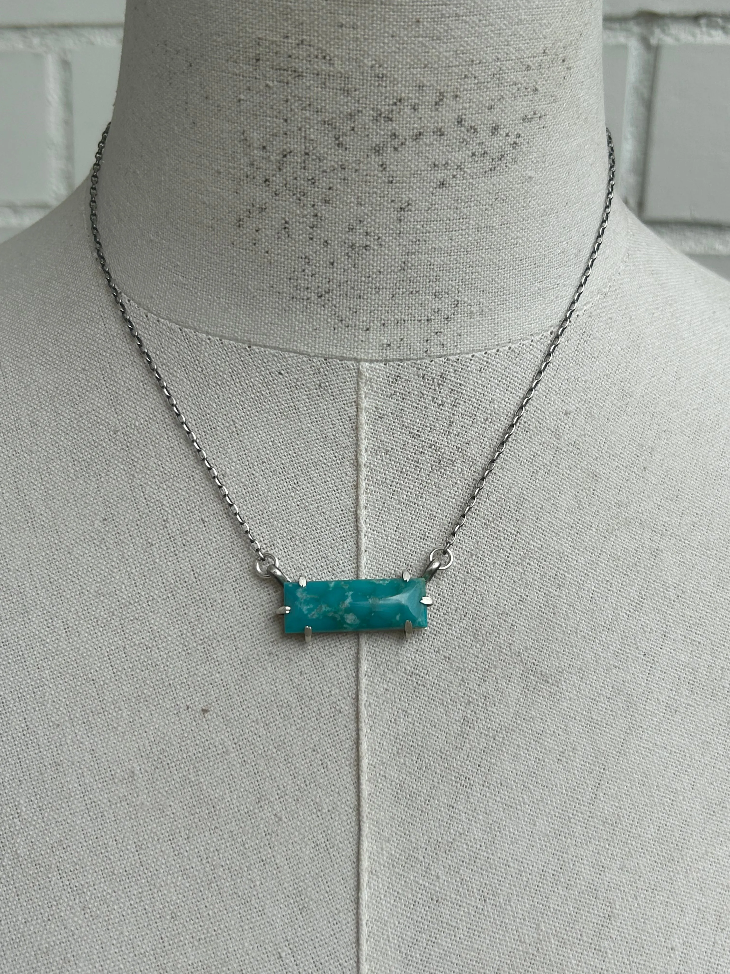 Waterproof Kingman Bar Necklace #11