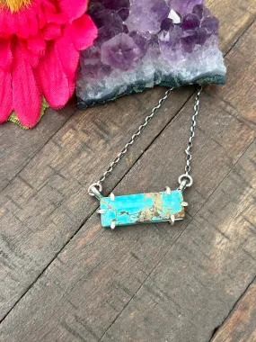 Waterproof Kingman Bar Necklace #24