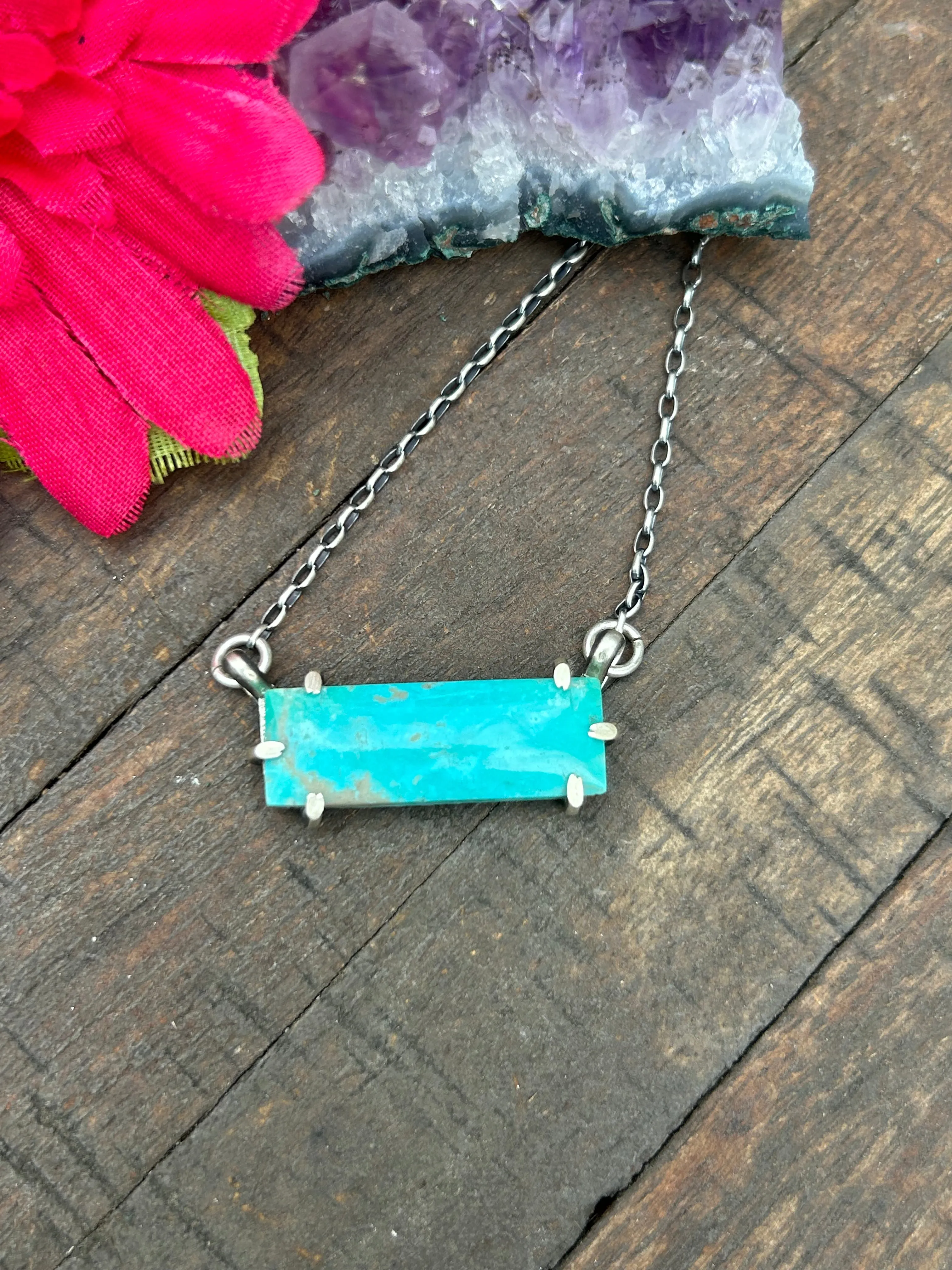 Waterproof Kingman Bar Necklace #39