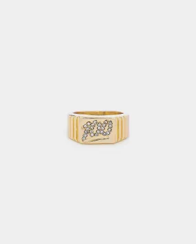 Wild For The Weekend Heaven Sent 100 Signet Ring (Large) Gold