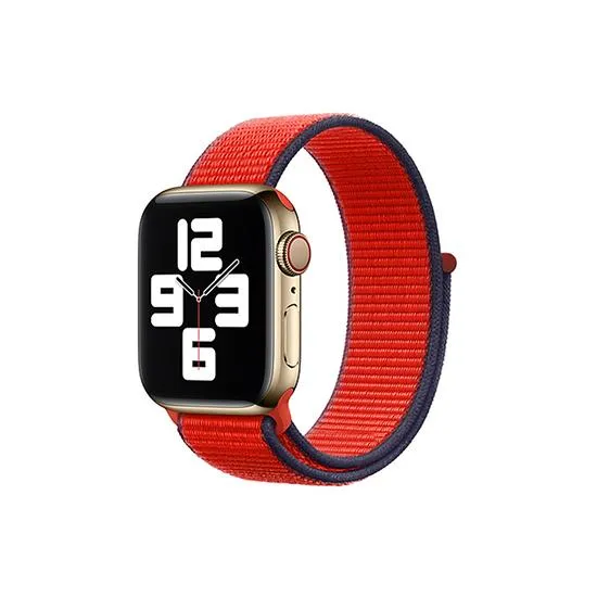 Woven Nylon Straps For Apple Watch-42/44/49mm New 2020 Edition(Plum)