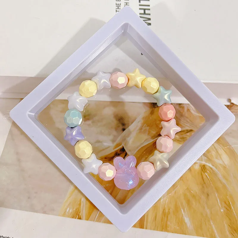 Xiaohongshu Same Style Students Bracelet Luminous Rabbit Bracelet Cute Cartoon Accessories