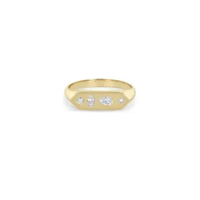 Zoë Chicco 14K Yellow Gold Diamond Mosaic Ring